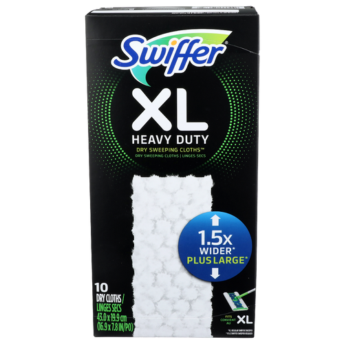Swiffer Xl Heavy Duty Dry Sweeping Cloths - 10 Count