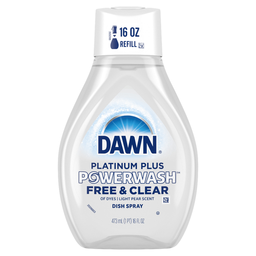 Dawn Powerwash Spray Refill, Dish Soap, Dishwashing Liquid, Free & Clear, 1 - 16 Ounce