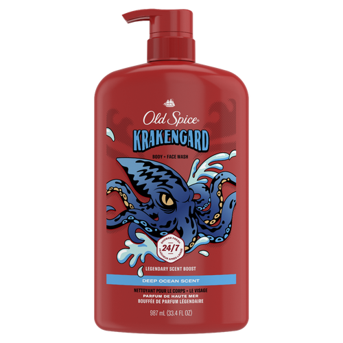 Old Spice Body Wash For Men, 24/7 Shower Clean, Krakengard - 33.4 Ounce Image 1 of 2