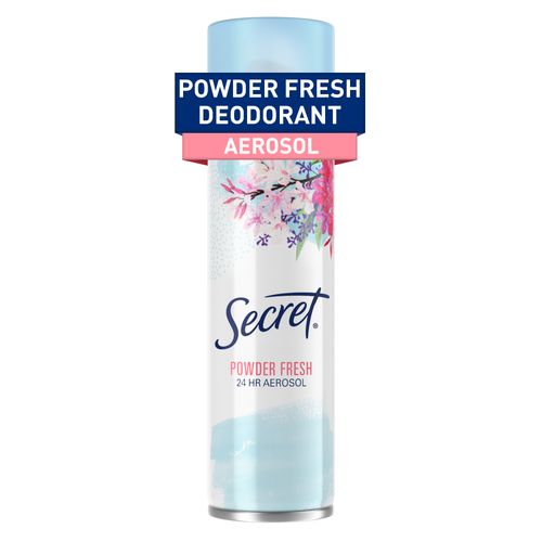 Secret Aerosol Antiperspirant And Deodorant, Powder Fresh - 6 Ounce Image 1 of 2
