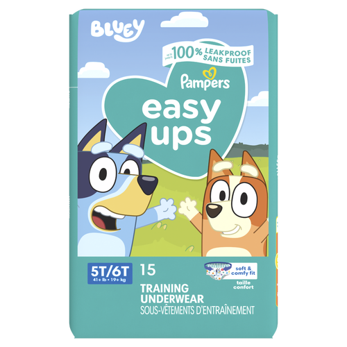 Pampers Easy Ups Potty Training Pants Size 7 5T6T - 16 Count