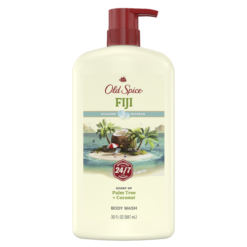Old Spice Men's Body Wash Fiji With Palm Tree - 30 Count