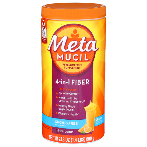 Meta Mucil Orange 4-In-1 Fiber - 0.204 Ounce - 114 Count