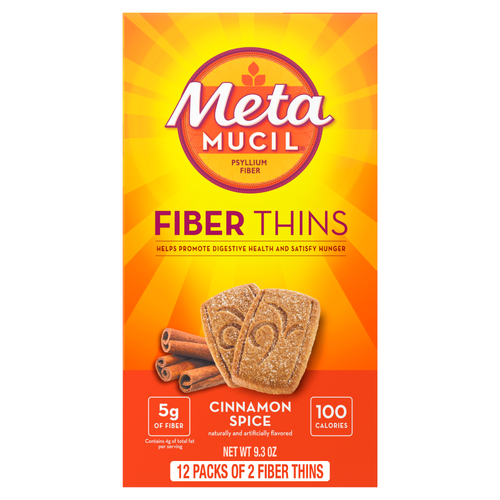 Meta Mucil Cinnamon Spice Psyllium Fiber Thins - 9.3 Ounce Image 1 of 4
