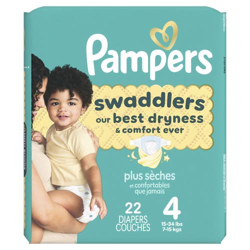Pampers Swaddlers Diapers Size 4 - 22 count