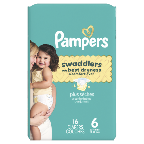 Pampers Swaddlers Diapers, Size S6 - 16 count
