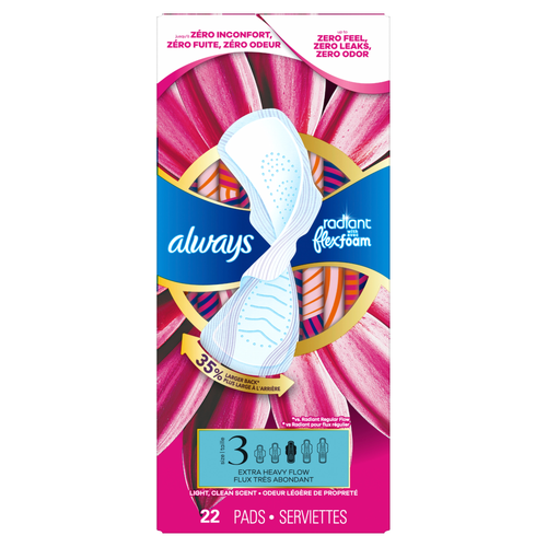 Always Light, Clean Scent Pads - 22 Count Image 1 of 2