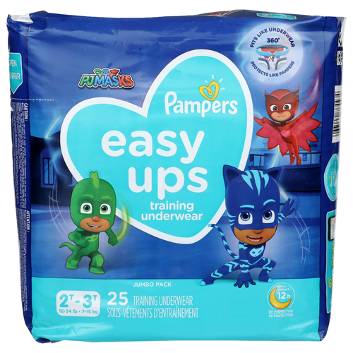 Pampers Easy Ups 2ᵀ 3ᵀ 16 • 7 Training Underwear 1634 715 - 25 Count