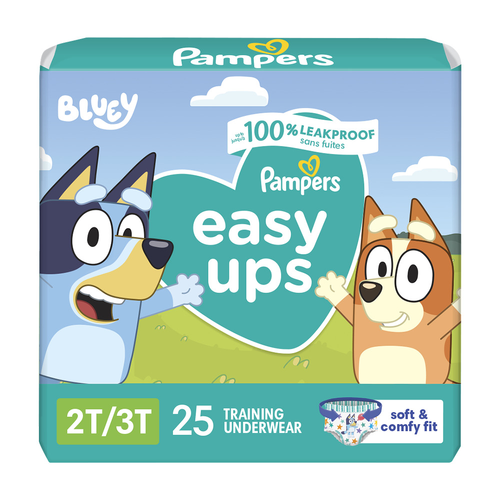 Pampers Easy Ups Training Underwear Boys Size 4 - 25 Count
