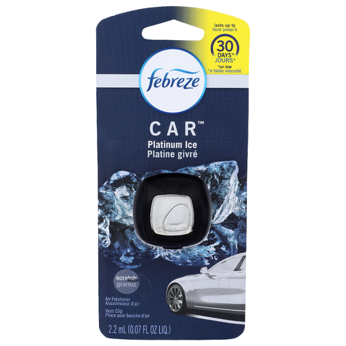 Febreze Car Platinum Ice Air Freshener - 2.2 ml