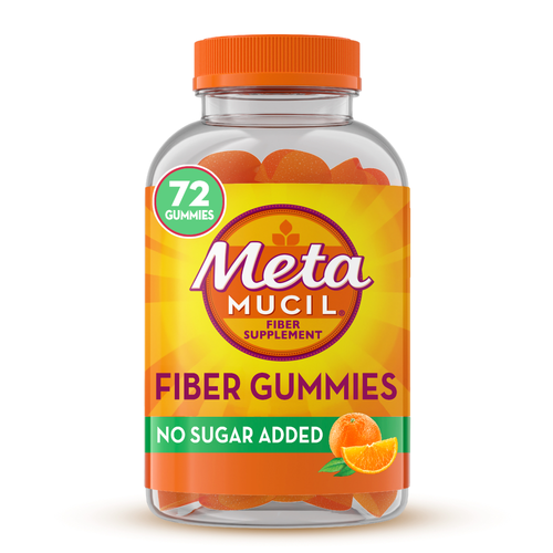 Meta Mucil Orange Fiber Gummies - 72 Count