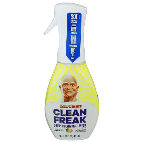 Mr. Clean Lemon Zest Freak Deep Cleaning Mist Cleaner - 16 Fluid Ounce
