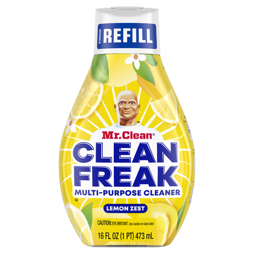 Mr. Clean Freak Deep Cleaning Mist Multi-Surface Spray, Lemon Zest Scent Refill - 16 Fluid Ounce