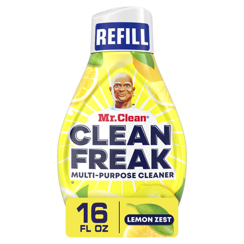 Mr. Clean , Freak Deep Cleaning Mist Multi-Surface Spray, Lemon Zest Scent Refill - 16 Fluid Ounce