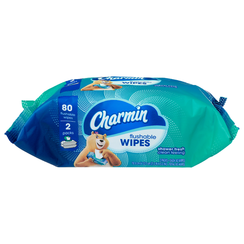 Charmin Shower Fresh Clean Feeling Flushable Wipes - 2 Count
