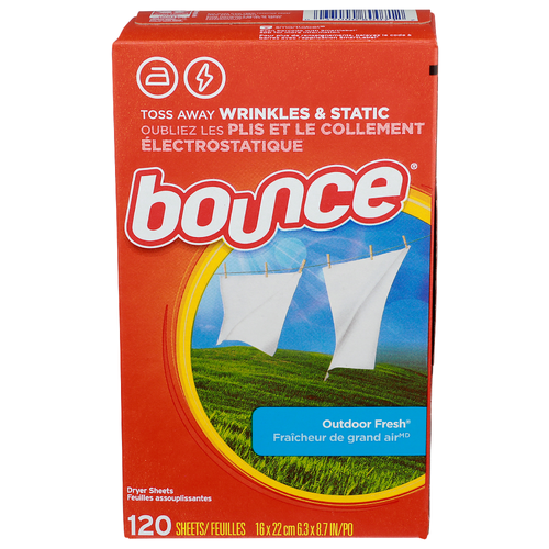 Bounce Outdoor Fresh Dryer Sheets - 120 Count