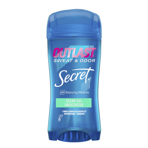 Secret Unscented Out Last Sweat & Odor Antiperspirant Deodorant - 2.6 Ounce Image 1 of 2