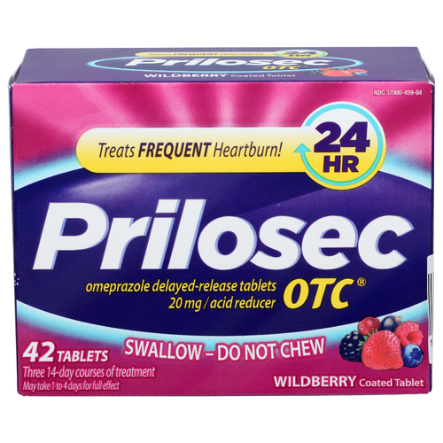 Prilosec Otc Wildberry Coated Tablet - 42 Count