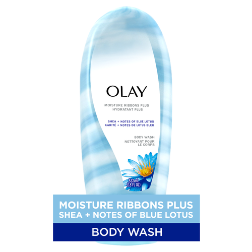 Olay Shea + Notes Of Blue Lotus Body Wash - 532 ml Image 1 of 3
