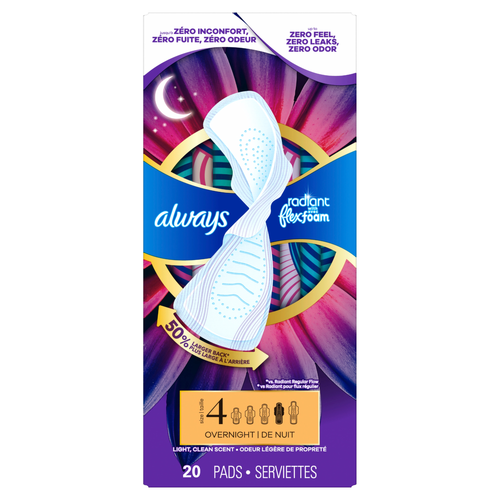 Always Radiant With Flexfoam - 20 Count Image 1 of 2