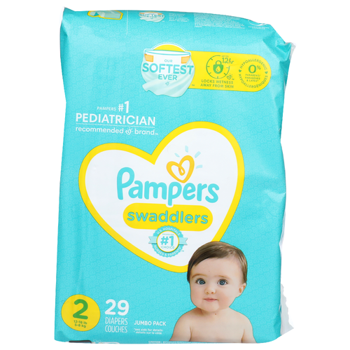 Pampers Swaddlers Diapers - 29 Count