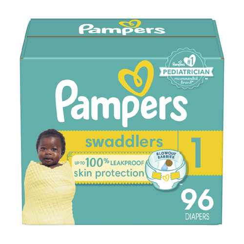 Pampers Swaddlers Diapers - 96 Count