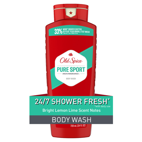 Old Spice High Endurance Body Wash For Men, Pure Sport Scent - 24 Ounce
