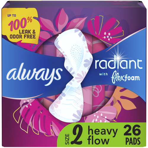 Always Light, Clean Scent Radiant - 26 Count Image 1 of 3