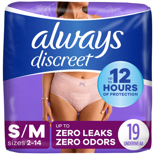 Always Discreet Underwear - 19 Count