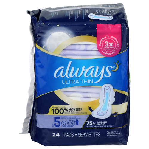 Always Ultra Thin Pads - 24 Count