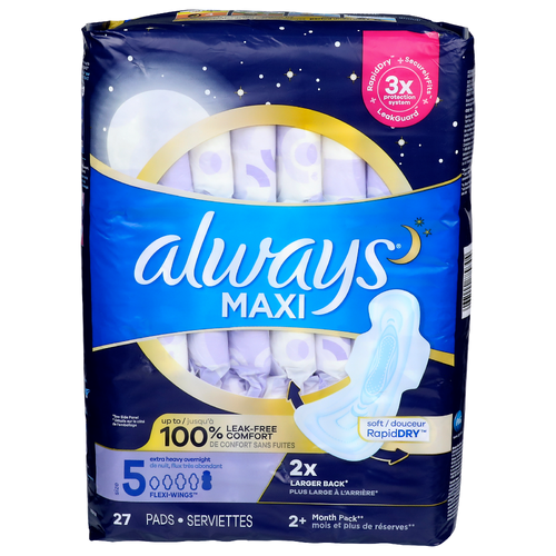 Always Maxi Pads - 27 Count