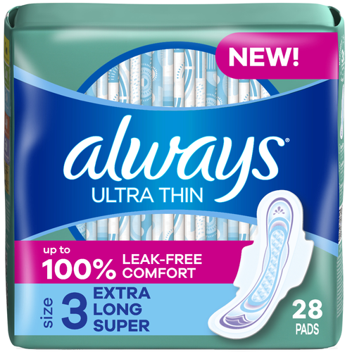 Always Size 3 Ultra Thin Pads - 28 Count