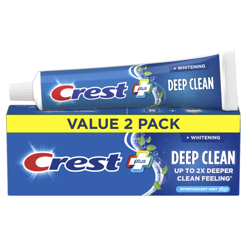 Crest Complete Plus Effervescent Mint Anticavity Fluoride Toothpaste - 10.8 Ounce Image 1 of 2