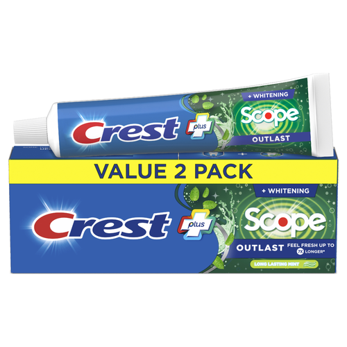 Crest Plus Mint Fluoride Toothpaste - 10.8 Ounce Image 1 of 2