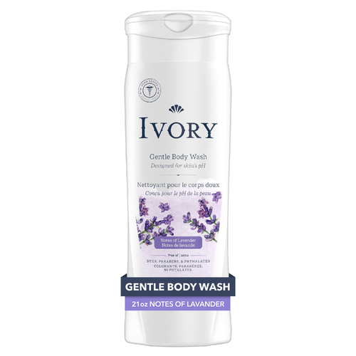 Ivory Lavender Mild & Gentle Body Wash - 621 ml Image 1 of 3