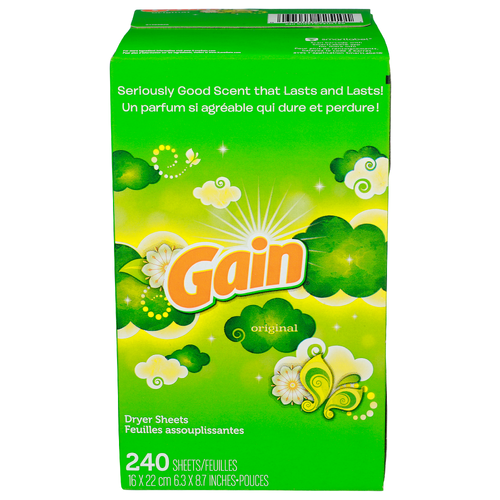 Gain Original Dryer Sheets - 240 Count