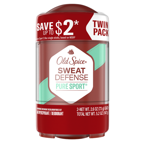 Old Spice Sweat Defense Invisible Solid Antiperspirant Deodorant - 5.2 Ounce