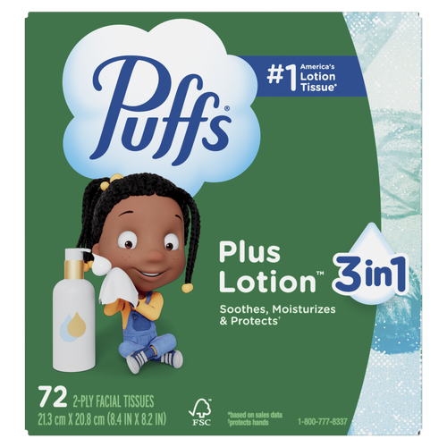 Puffs Facial Tissue Plus Lotion - 1 Count Image 1 of 2