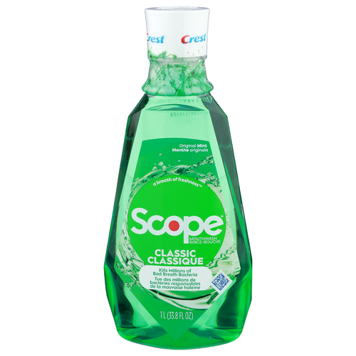 Crest Scope Original Mint Classic Mouthwash - 1 Liter