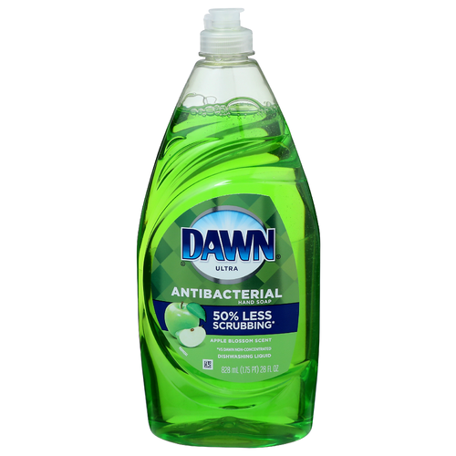 Dawn Apple Blossom Scent Antibacterial Hand Soap Ultra Dishwashing Liquid - 28 Fluid Ounce