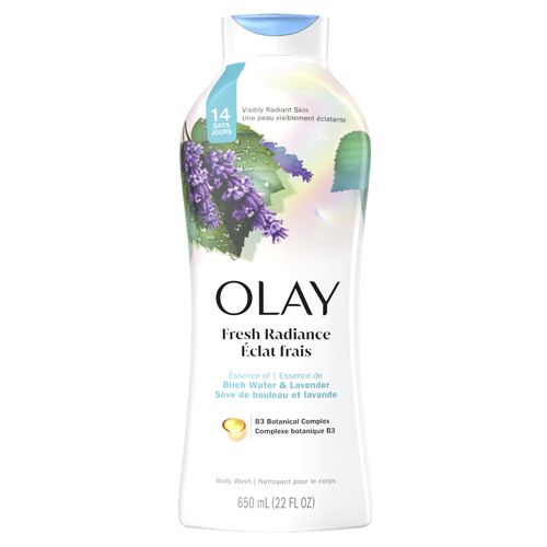 Olay Fresh Outlast Body Wash, Birch Water & Lavender - 22 Ounce