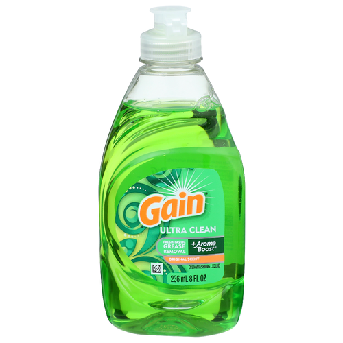 Gain Original Scent Ultra Clean Dishwashing Liquid - 8 Fluid Ounce