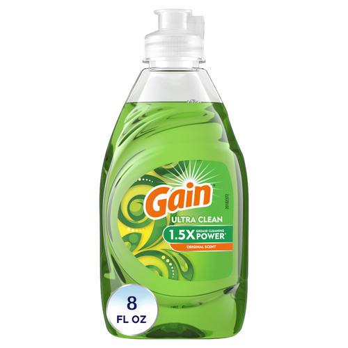 Gain Original Scent Ultra Clean Dishwashing Liquid - 8 Fluid Ounce Image 1 of 3