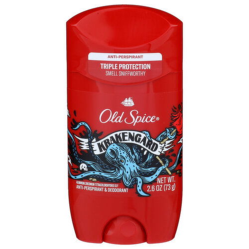 Old Spice Antiperspirant/Deodorant, Krakengard - 2.6 Ounce