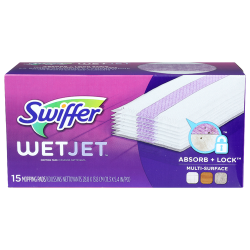 Swiffer Wetjet Multi Surface Mopping Pads - 15 Count