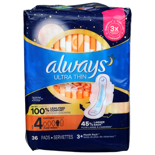 Always Ultra Thin Pads - 36 Count