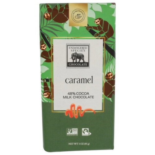 Endangered Species Chocolate Rich Caramel + 48% Milk - 3 Ounce Image 1 of 4