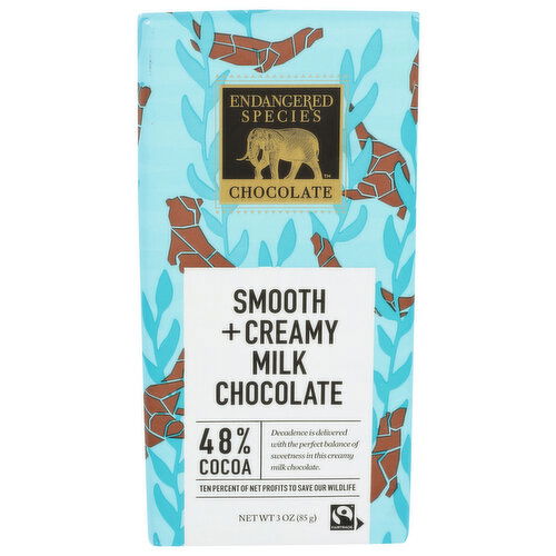 Endangered Species Chocolate 48% Milk - 3 Ounce