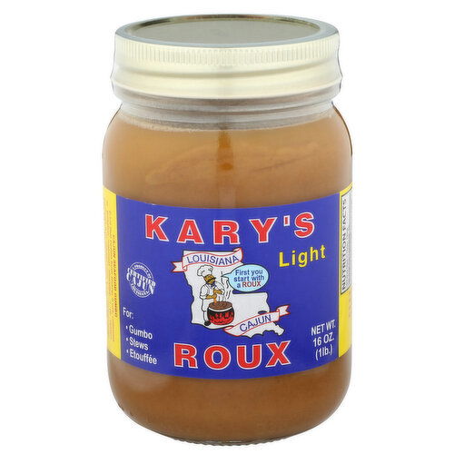 Kary's Roux Light Cajun Sauce - 16 Ounce
