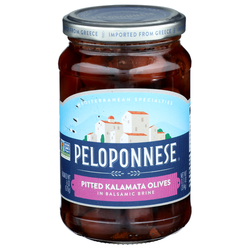Peloponnese Pitted Kalamata Olives - 11.1 Ounce